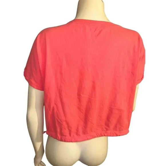 Calvin Klein Performance Bungee Hem Pocket Cotton T-Shirt Watermelon M - Picture 3 of 14